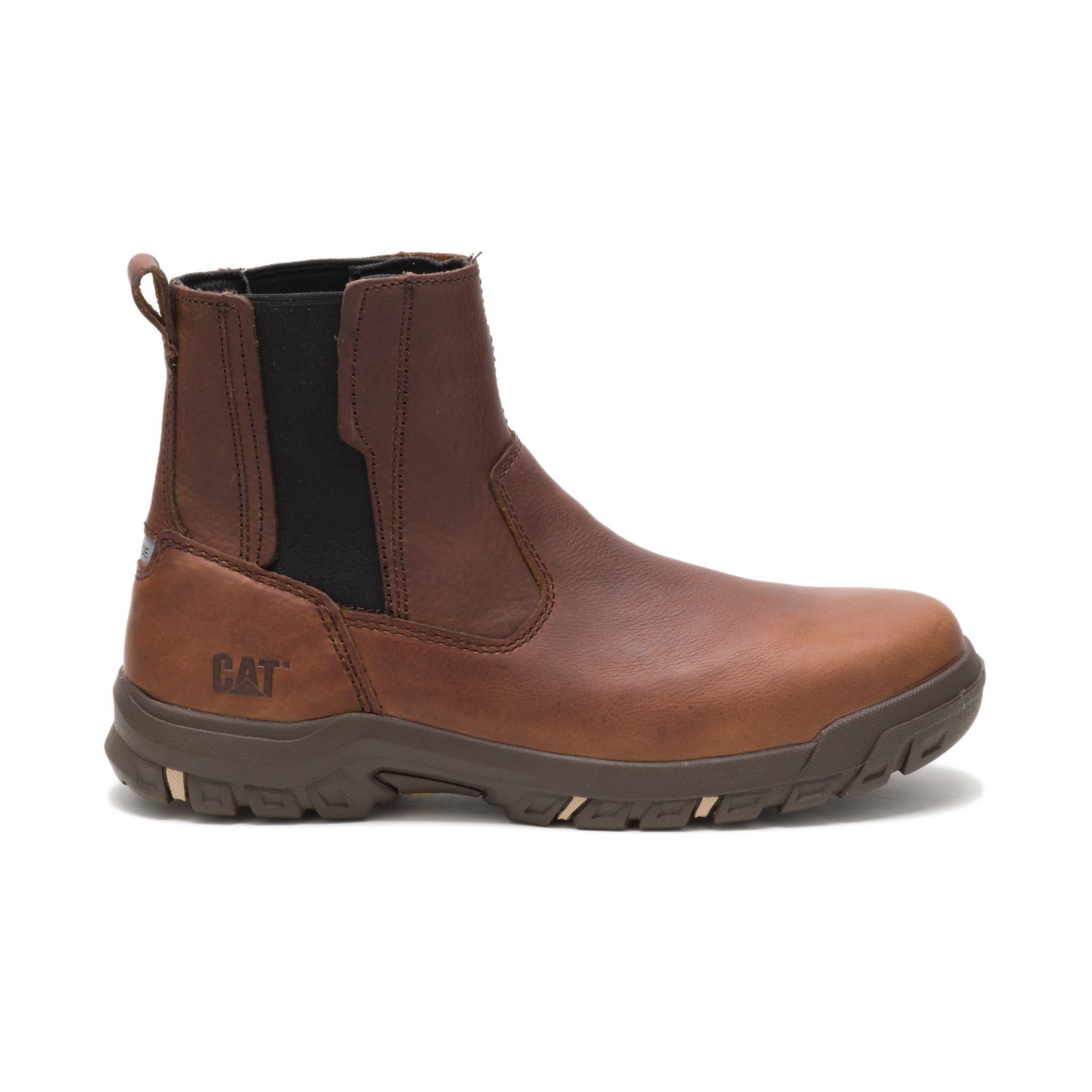 Caterpillar Boots Lahore - Caterpillar Abbey Steel Toe Womens Slip On Boots Brown (465072-WPV)
